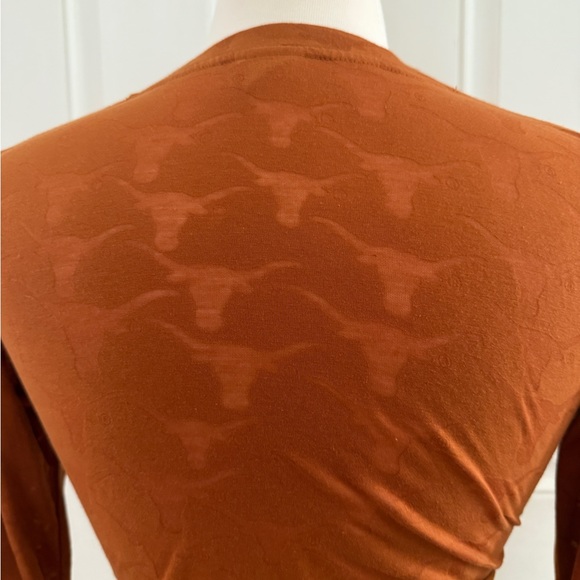 Texas Longhorn Women's Bundle -Long Sleeve Burn out Top, bracelet and ring - Picture 6 of 13